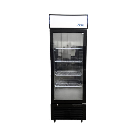 Atosa MCF8720GR Upright Merchandiser Freezer - 1 Glass Door - 27 Inch