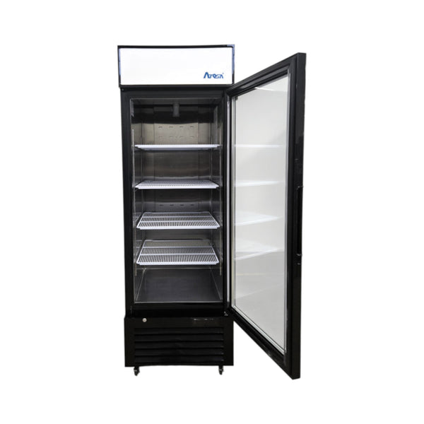 Atosa MCF8720GR Upright Merchandiser Freezer - 1 Glass Door - 27 Inch