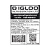 Igloo C2URHP6 Glass Refrigerated Pastry Case - 71.5 Inch