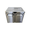Atosa MGF36RGR Undercounter Refrigerator - 2 Solid Door - 36 Inch