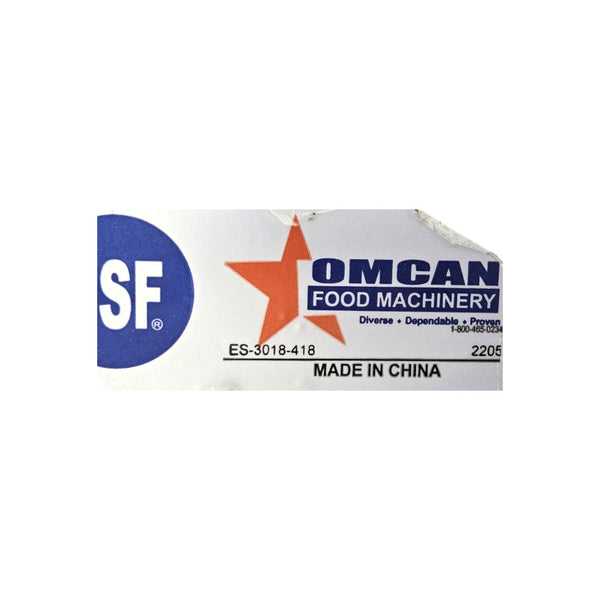 Omcan ES-3018-418  Stainless Steel Equipment