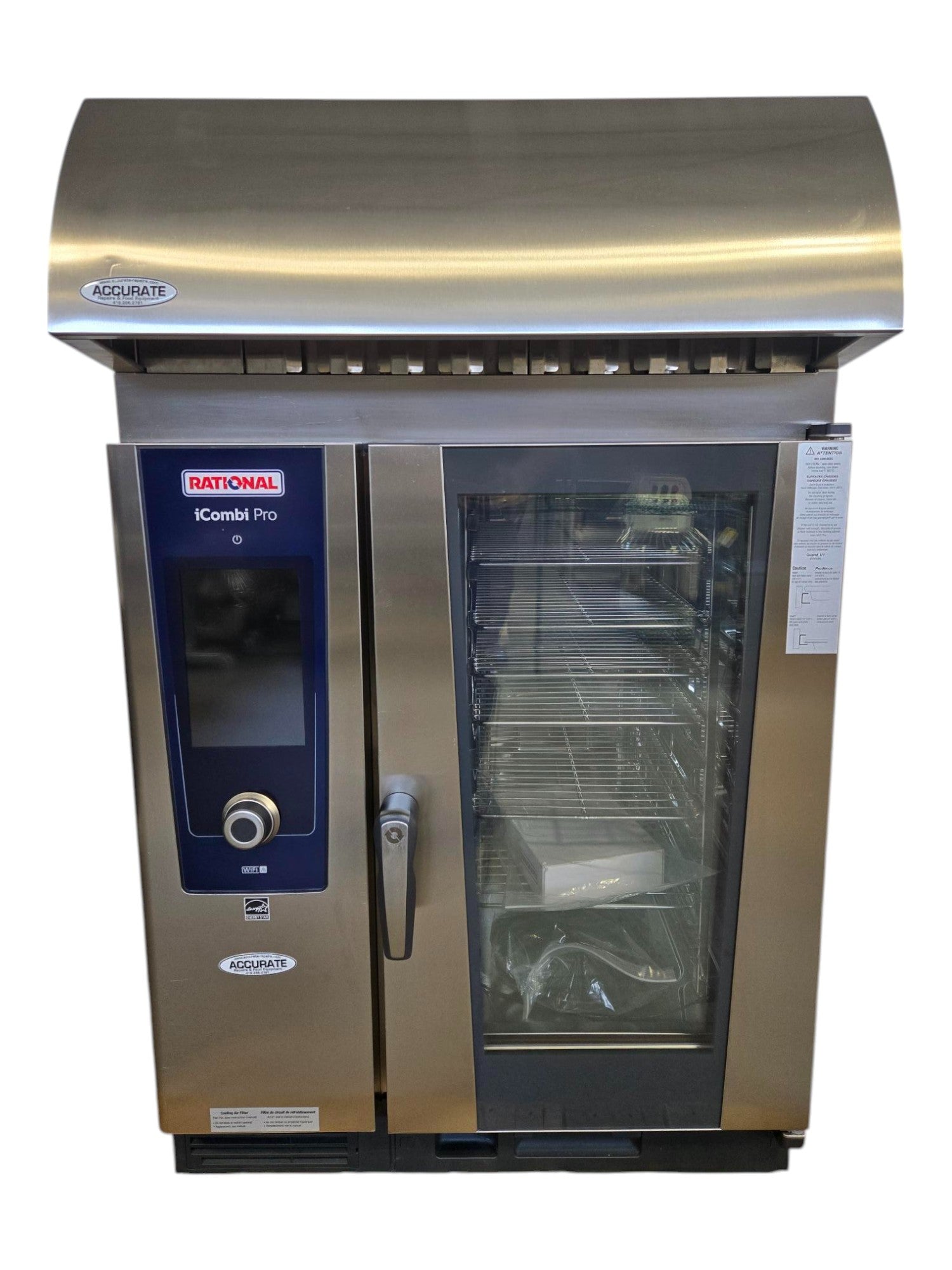 Rational  LM100DE.AXXXX Electric Combi Oven with LMZ100BE.DZB Ventless Hood