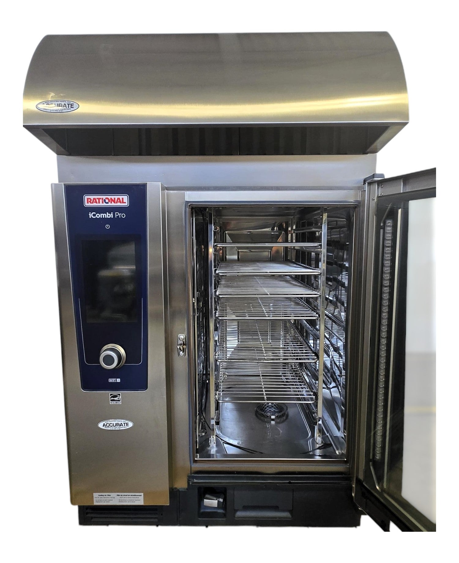 Rational  LM100DE.AXXXX Electric Combi Oven with LMZ100BE.DZB Ventless Hood