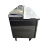 EFI CPDR3-93VC Refrigerated Pizza Prep Table - 3 Solid Door - 93 Inch