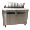 EFI CSDR2-48VC Refrigerated Prep Table - 2 Door - 48''