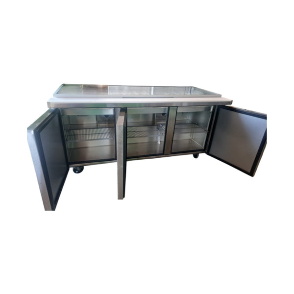 True TSSU-72-30M-B-ST-HC Sandwich Prep Table
