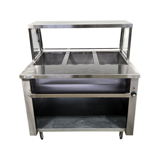 Emerald STM44PSE Electric Single Tank Steam Table - 44 Inch