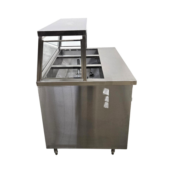 Emerald STM44PSE Electric Single Tank Steam Table - 44 Inch