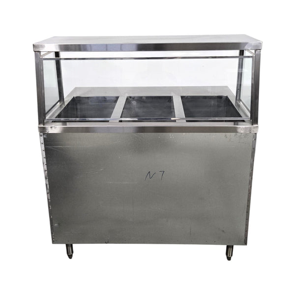 Emerald STM44PSE Electric Single Tank Steam Table - 44 Inch