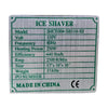 Yescom 26ICE004-SB114-SS Ice Shaver