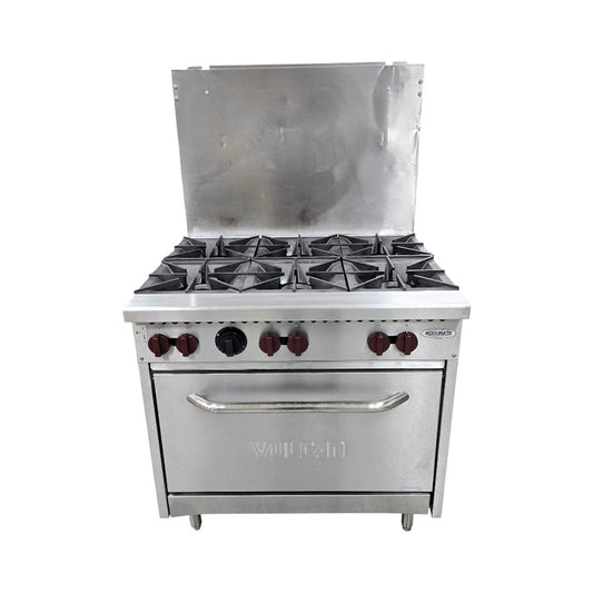 Vulcan SX36 6-Burner Liquid Propane Range with Standard Oven