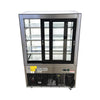 Omcan RS-CN-0271-S Square Glass Floor Refrigerated Display Case - 36 Inch