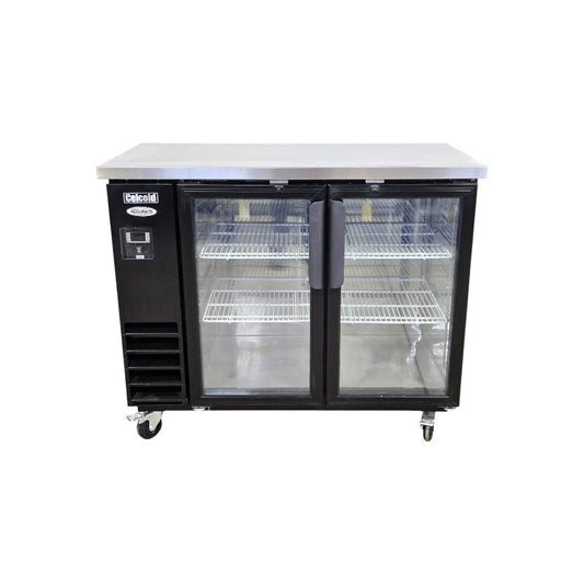 Celcold CBB48G  Back Bar Cooler - 2 Glass Door - 49 Inch