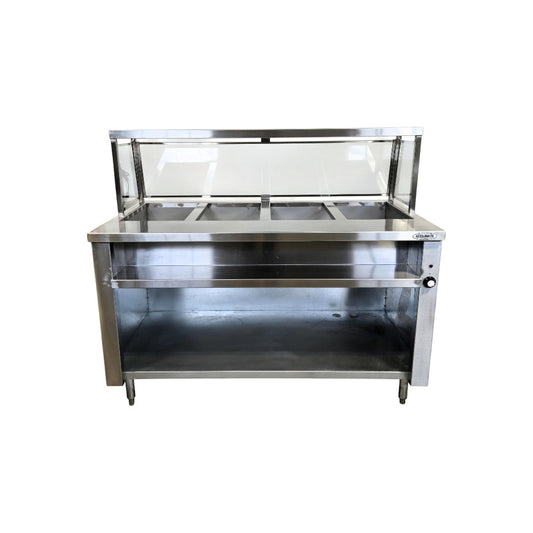 Nella STM58 PSE Electric Single Tank Steam Table - 58 Inch