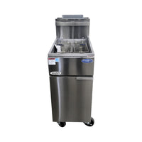 Atosa ATFS-40ES 40lb Deep Fryer - Nat Gas- Never Used