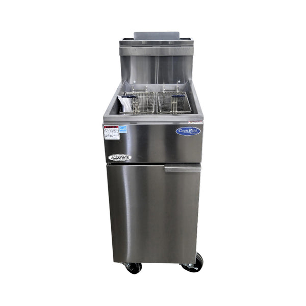 Atosa ATFS-40ES 40lb Deep Fryer - Nat Gas- Never Used