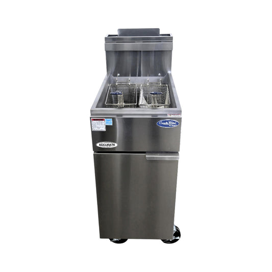 Atosa ATFS-40ES 40lb Deep Fryer - Nat Gas- Never Used