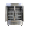 Glacier GR-2 Upright Refrigerator - 2 Solid Door - 55 Inch