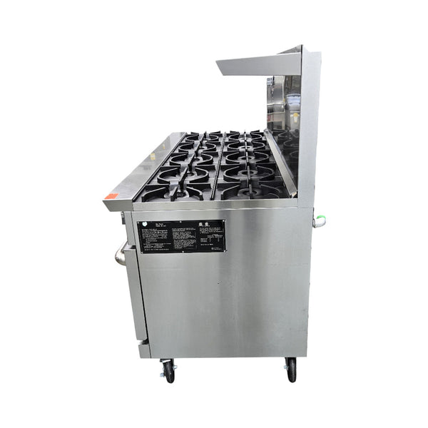 Inferno IR60-10B Gas Range with 10 Open Burners and 2 Ovens - 60 Inch - Propane