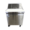 Glacier GST-29-8 Refrigerated Prep Table - 1 Solid Door - 29 Inch