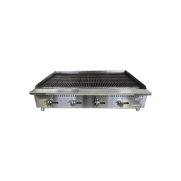 Inferno IRB-48 Countertop Radiant Broiler - Natural Gas - 48 Inch
