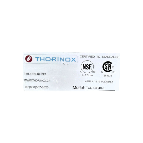 Thorinox TCDT-3048-L Clean Dish Table - Left