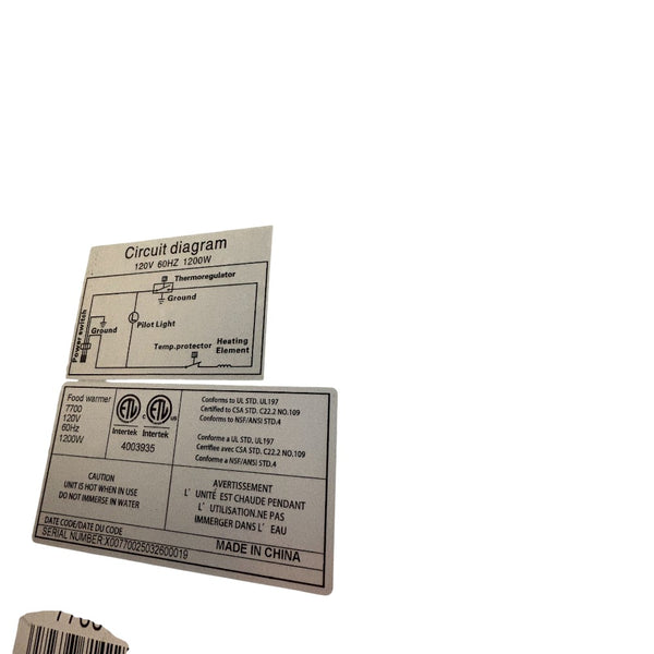 Atosa 7700 Electric Food Warmer - Countertop