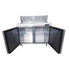 EFI CSDR2-48VC Refrigerated Prep Table - 2 Solid Door - 48 Inch