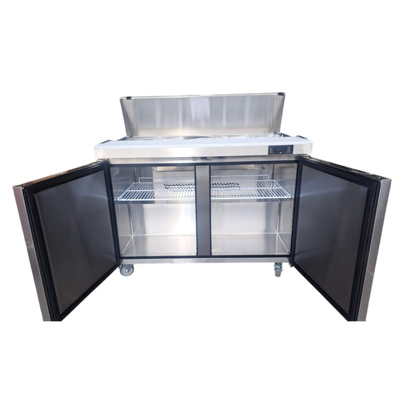 EFI CSDR2-48VC Refrigerated Prep Table - 2 Solid Door - 48 Inch