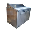 EFI CSDR2-48VC Refrigerated Prep Table - 2 Solid Door - 48 Inch