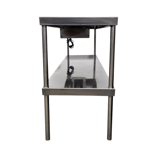 EFI Double Overshelf with Omcan FW-CN-0003-B Heat Lamp
