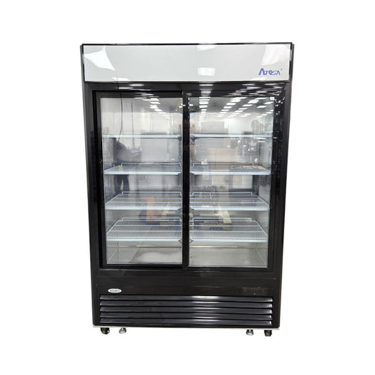 Atosa MCF8727GR Refrigerated Merchandiser - 2 Sliding Glass Door - 54 Inch
