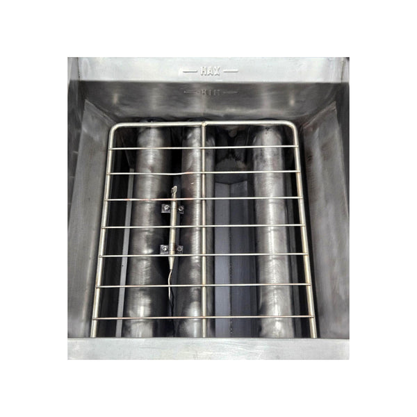 Vulcan LG300-1 Natural Gas Floor Fryer with Splash Guard