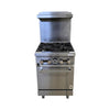 Hotzone HZ-CR24 4 Burner Range with Built-in Convection oven - 24 Inch - Natural Gas