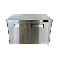 EFI CUDR2-48VC Undercounter Refrigerator - 2 Solid Doors - 48 Inch