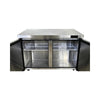 EFI CUDR2-48VC Undercounter Refrigerator - 2 Solid Doors - 48 Inch
