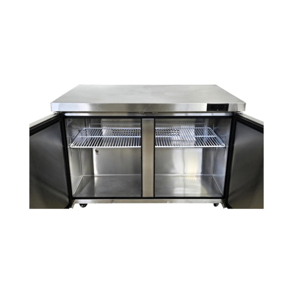 EFI CUDR2-48VC Undercounter Refrigerator - 2 Solid Doors - 48 Inch