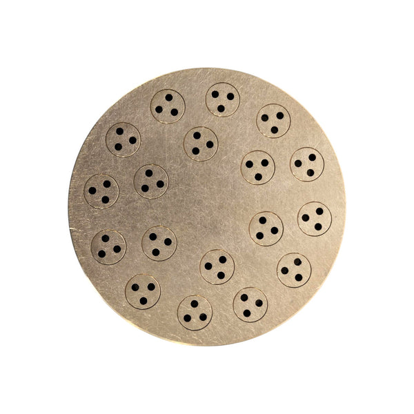 Omcan 24490 #12 Spaghetti Pasta Die Brass - 2.5mm - TR110