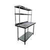 Ace OS-1248-418/ WTB-2448-2R-418 Worktable with Double Overshelf