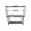 Ace WT-2460-418/ OS-1260-418 Worktable with Double Overshelf
