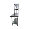 Ace WT-2460-418/ OS-1260-418 Worktable with Double Overshelf