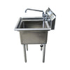 Tub Sink - 23x23x41'' with 12'' Faucet