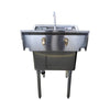 Tub Sink - 23x23x41'' with 12'' Faucet