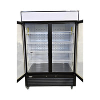 EFI C2-54GDVC Upright Merchandiser Cooler - 2 Glass Door - 54 Inch