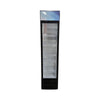 Omcan RS-CN-0145 Upright Refrigerator - 1 Glass Door - 16.5 Inch