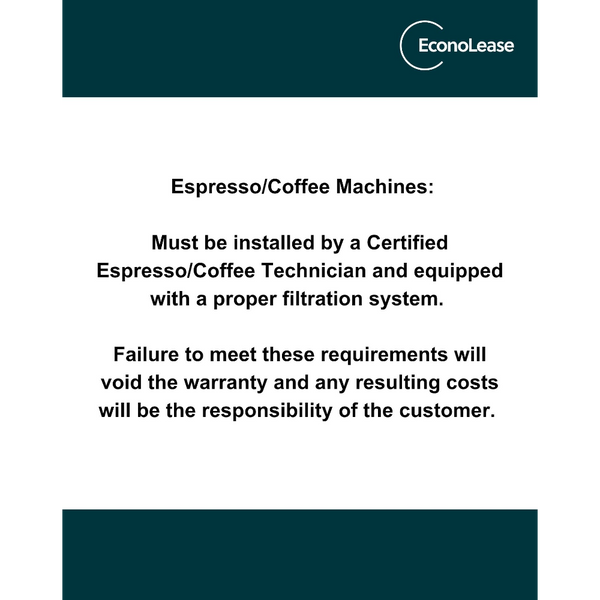 Bellucci Caffe Bar Plus Coffee & Cappuccino Machine with BR9 Milk Cooler