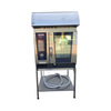 Rational LM100BE iCombi Pro 6-half size with Vented Hood and Stand