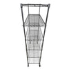 Custom Wire Rack Chrome Wire Rack - 6 Shelves with Wheels