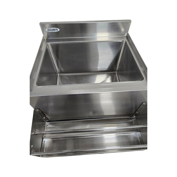 Stainless Steel Cocktail Sink - 24 x 30 x 31 Cocktail Sink - 15 X 22 inch