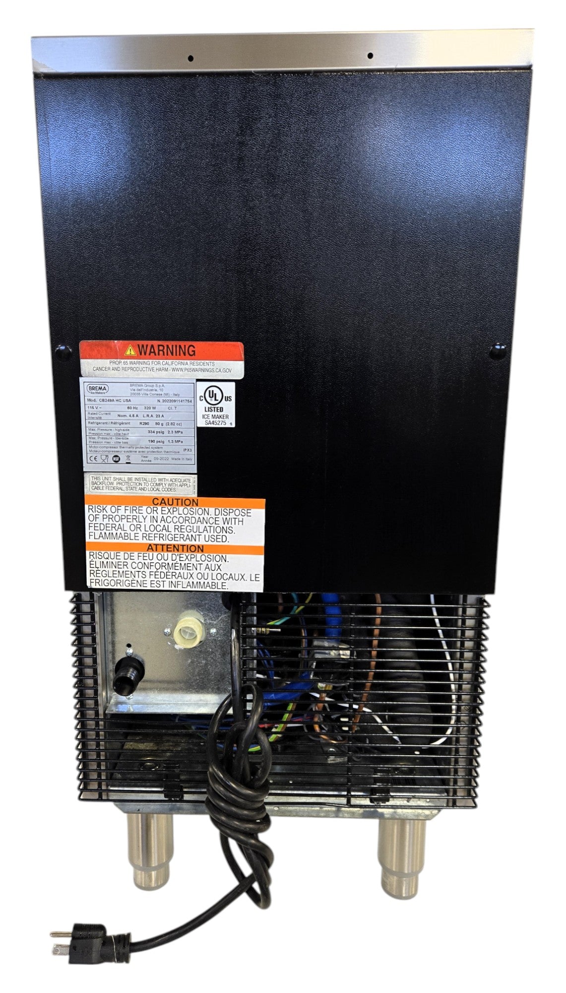 Brema CB249A HC Undercounter Ice Machine